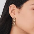 Louis Vuitton MONOGRAM 18K Gold Earrings (Q06175)