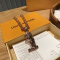 Low Price Louis Vuitton LVXNBA 18K Gold Plated Trophy-shaped Pendant Male  Thick Chain Necklace White