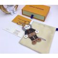 Low Price Louis Vuitton × Sesame Street Kawas Keychain Cute Doll Monogram  Printed PU Material Bag