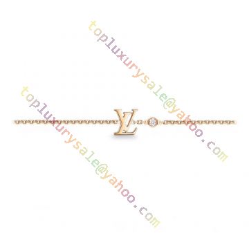 2021 Fashion Louis Vuitton Idylle Blossom Female Paved Diamonds Monogram  Flower Pendant Circle Clip Rose Gold