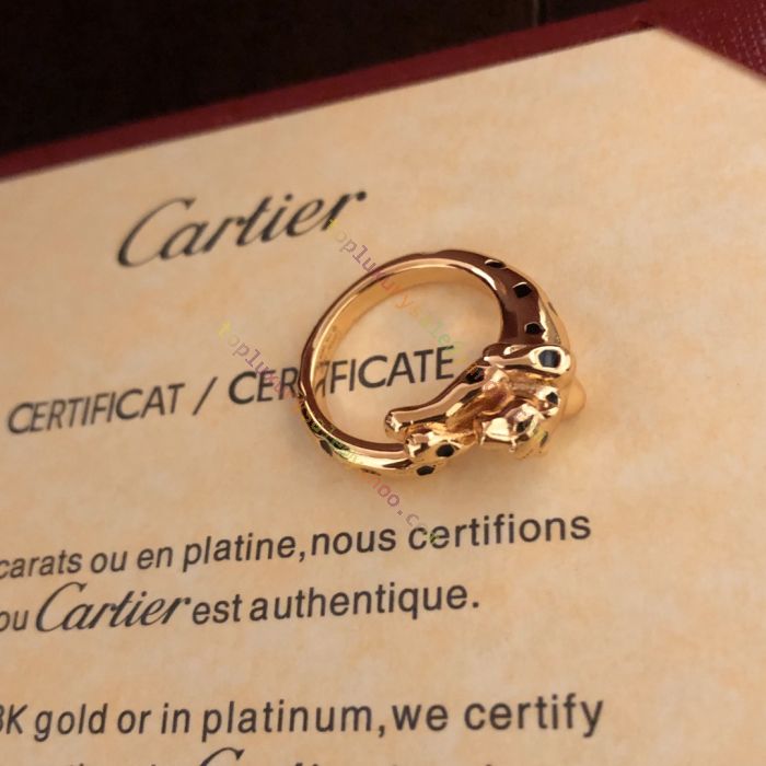 Cartier leopard outlet ring price